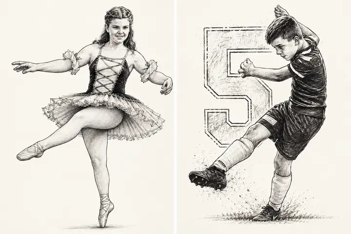 Personalised Portraits | Sporting & Artistic Illustrations